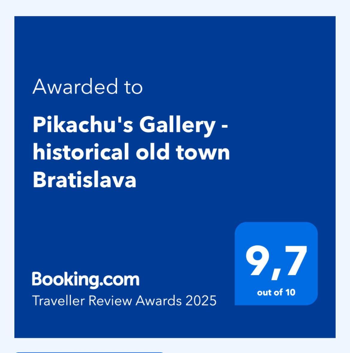 Pikachu'S Gallery - Historical Old Town براتسيلافا المظهر الخارجي الصورة